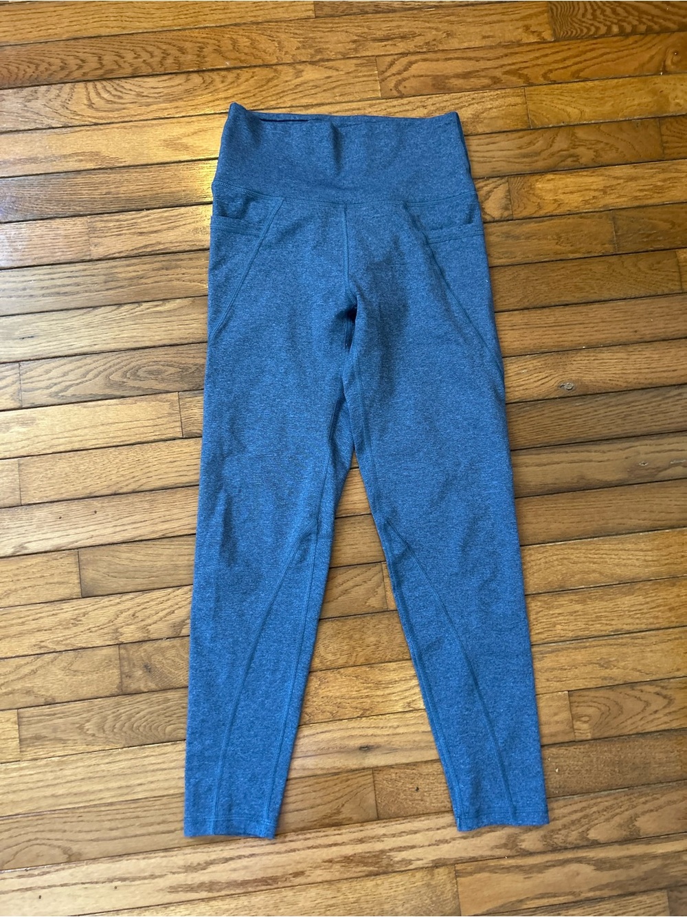 aerie Heathered Blue High-Rise Active Leggings